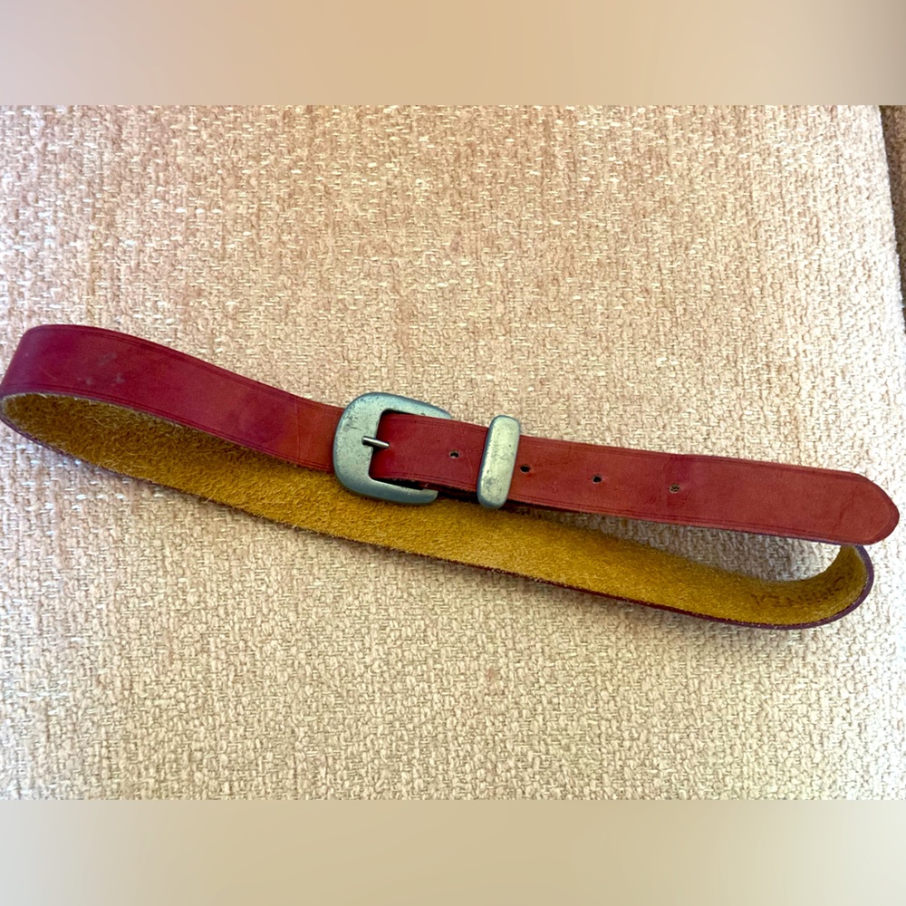 Authentic Forenza Genuine Leather Belt, Vintage 80s 🔥